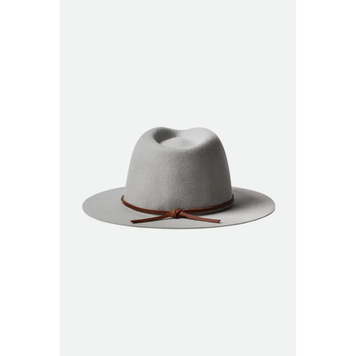 Brixton Wesley Packable Fedora- Mineral Grey