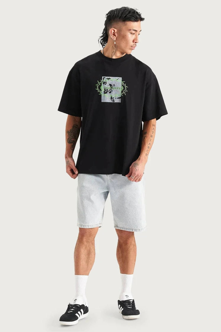 KISS CHASEY Prison street fit tee - Jet black