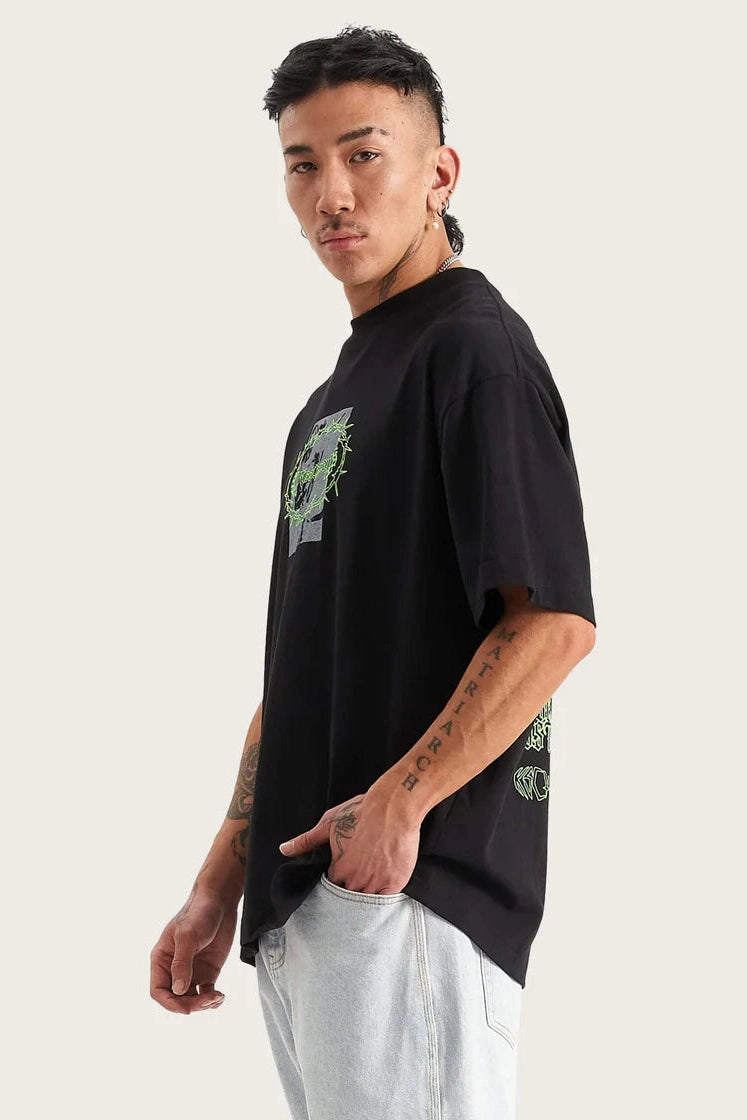 KISS CHASEY Prison street fit tee - Jet black