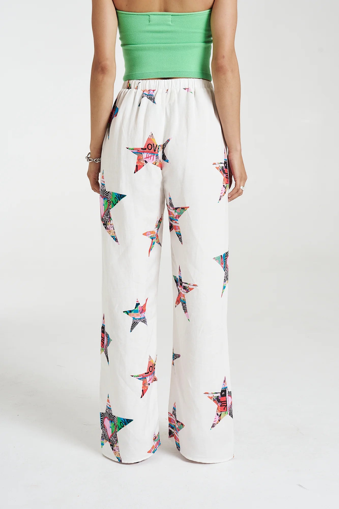 SUMMI SUMMI Elastic waist pants - Star x lovers