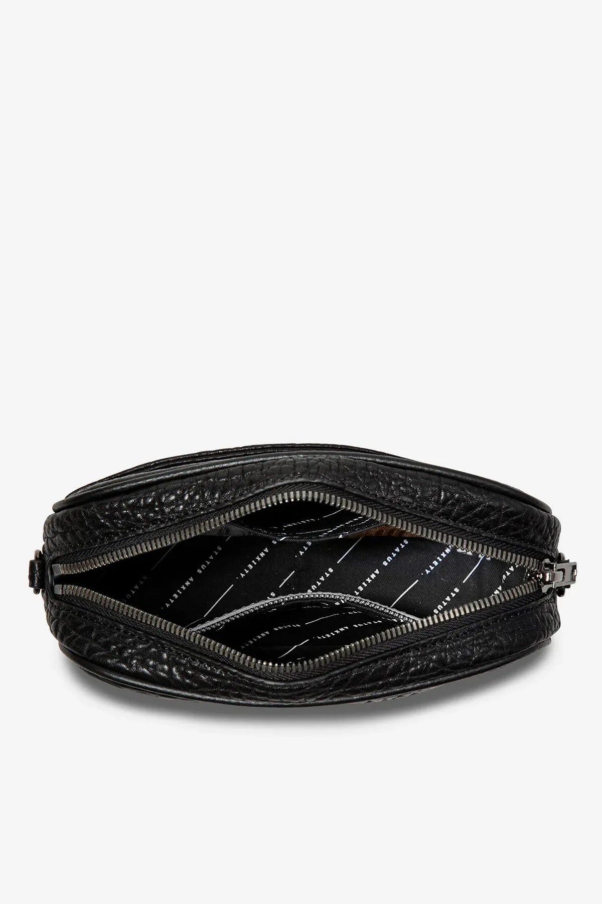 STATUS ANXIETY Plunder with webbed strap - Black bubble