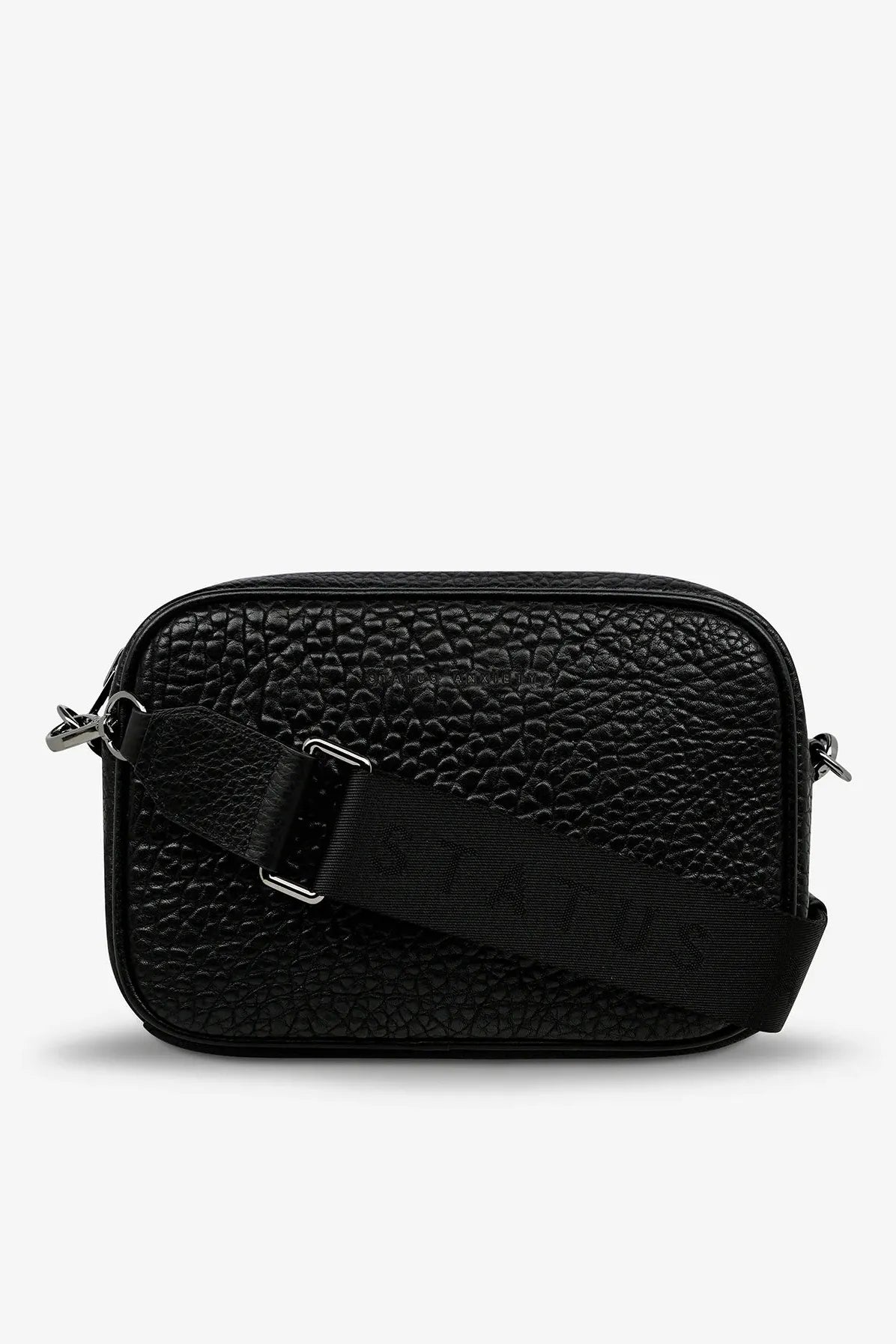 STATUS ANXIETY Plunder with webbed strap - Black bubble