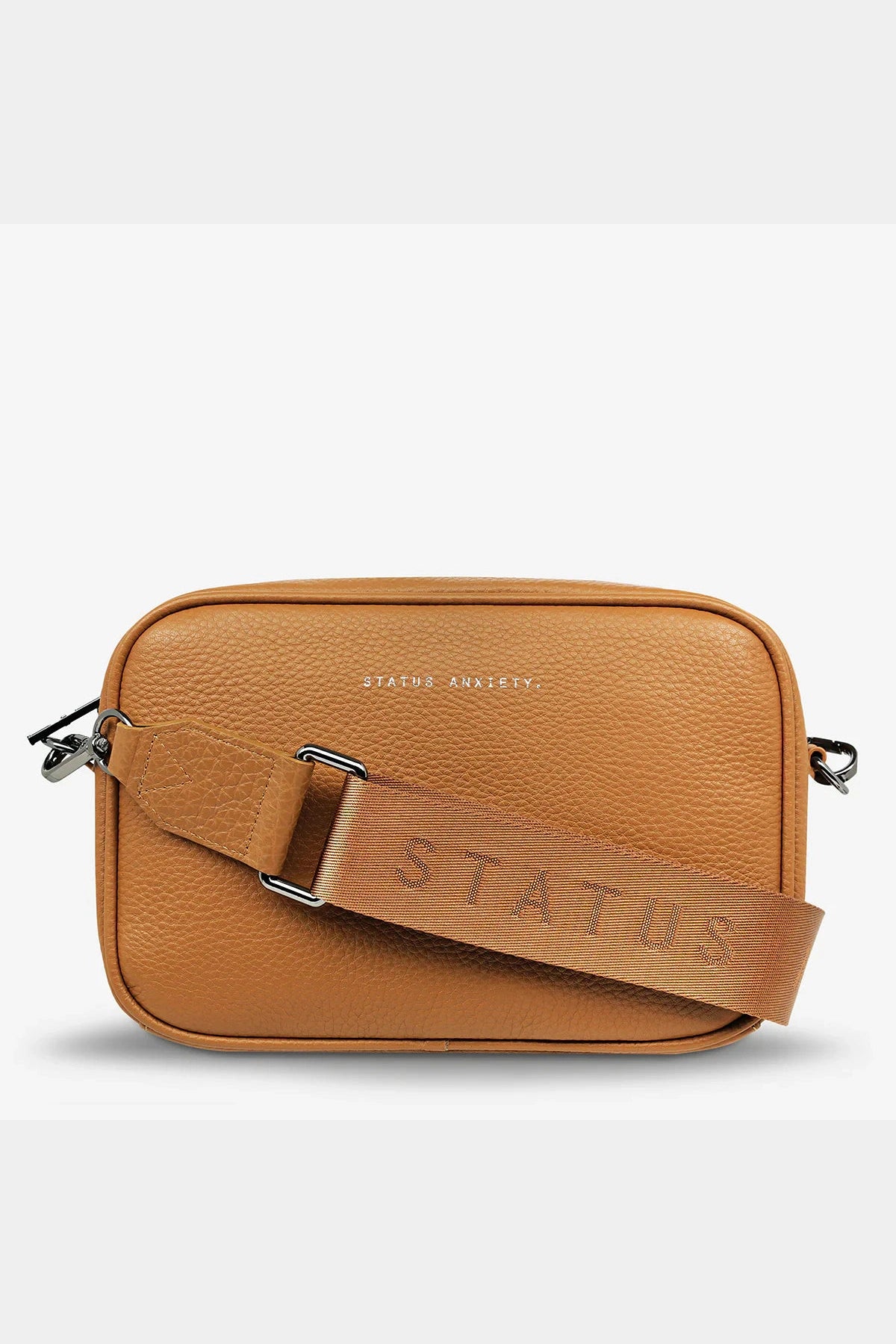 Status anxiety plunder with webbed strap - tan