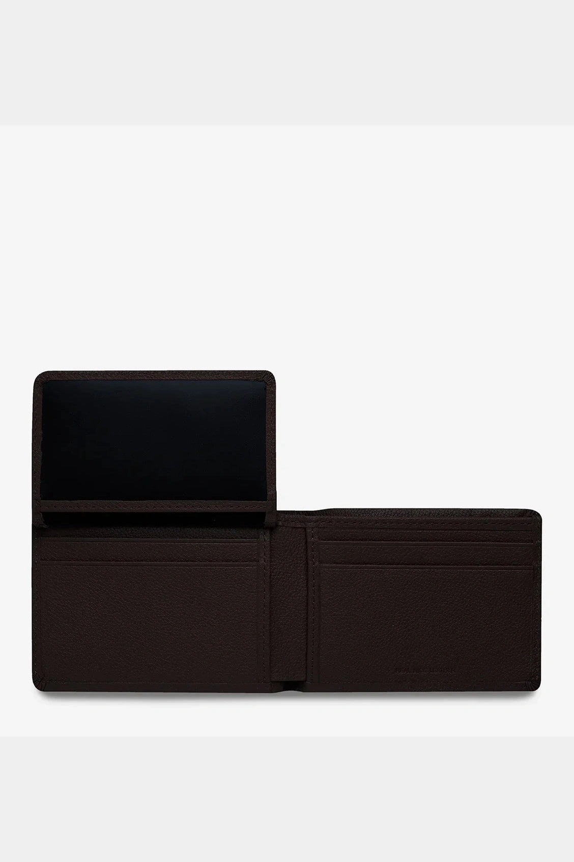 Status anxiety jonah wallet - chocolate