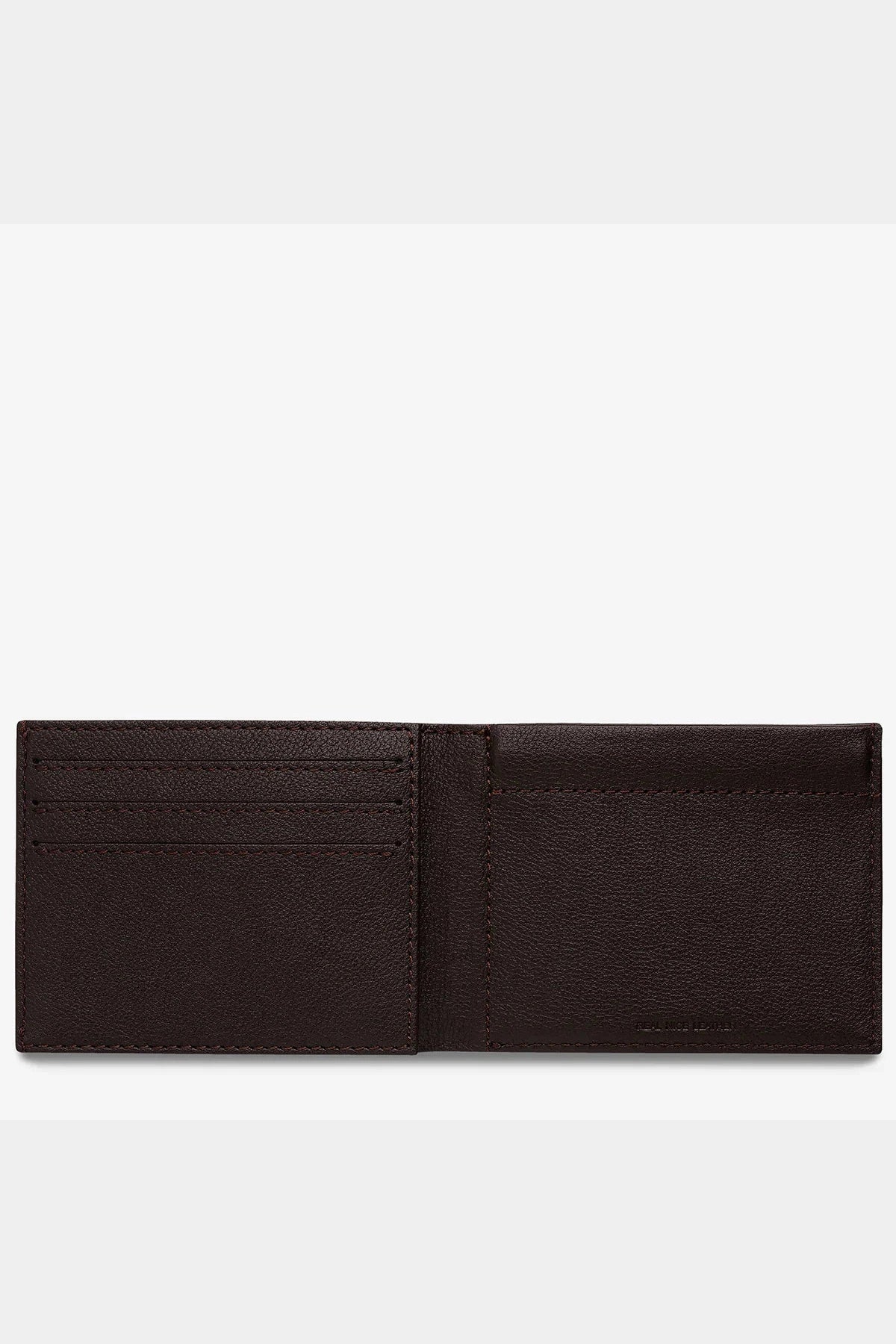 Status anxiety noah wallet - chocolate