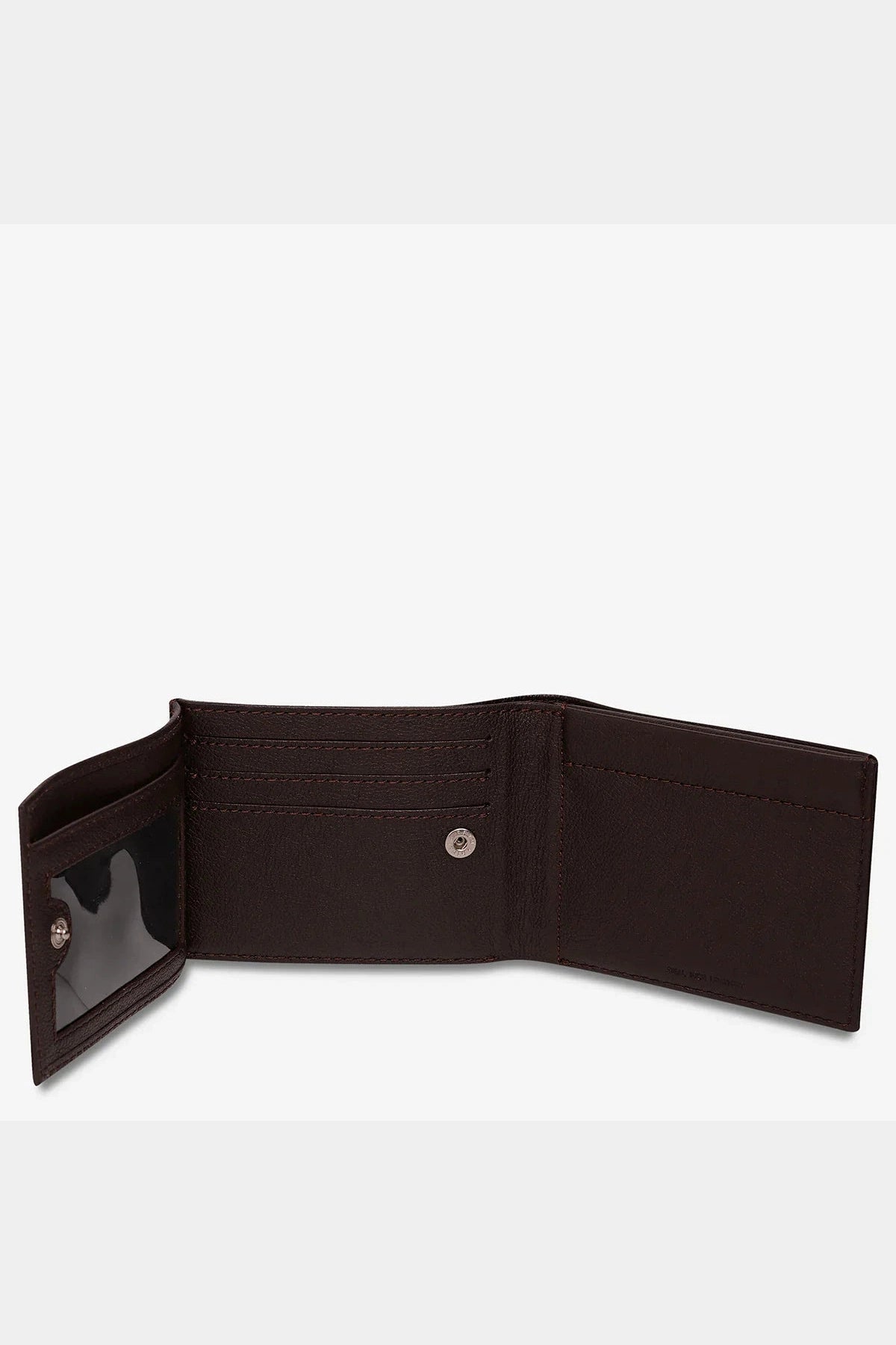 Status anxiety noah wallet - chocolate