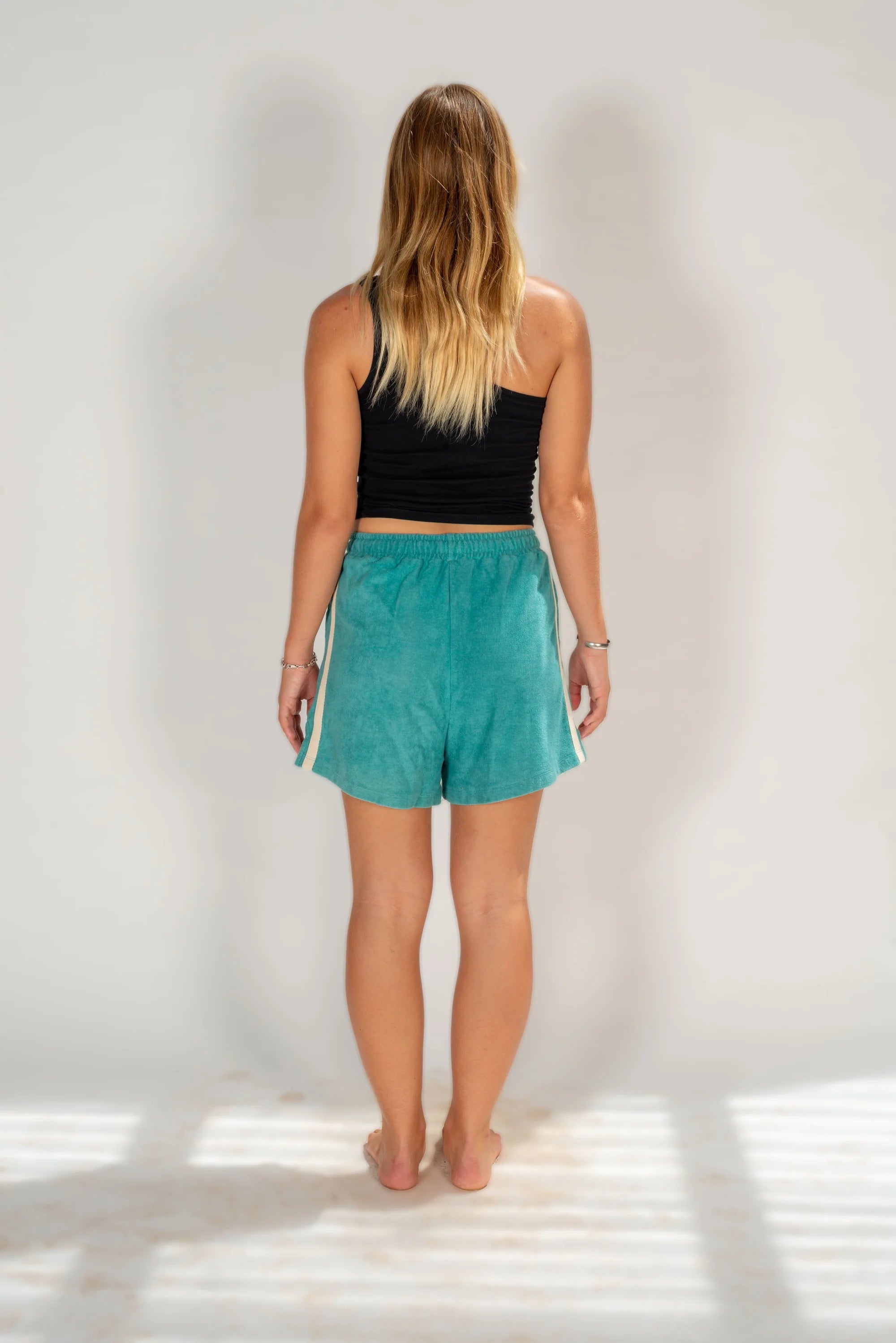 ATMOSEA Terry towelling short - Blue crush