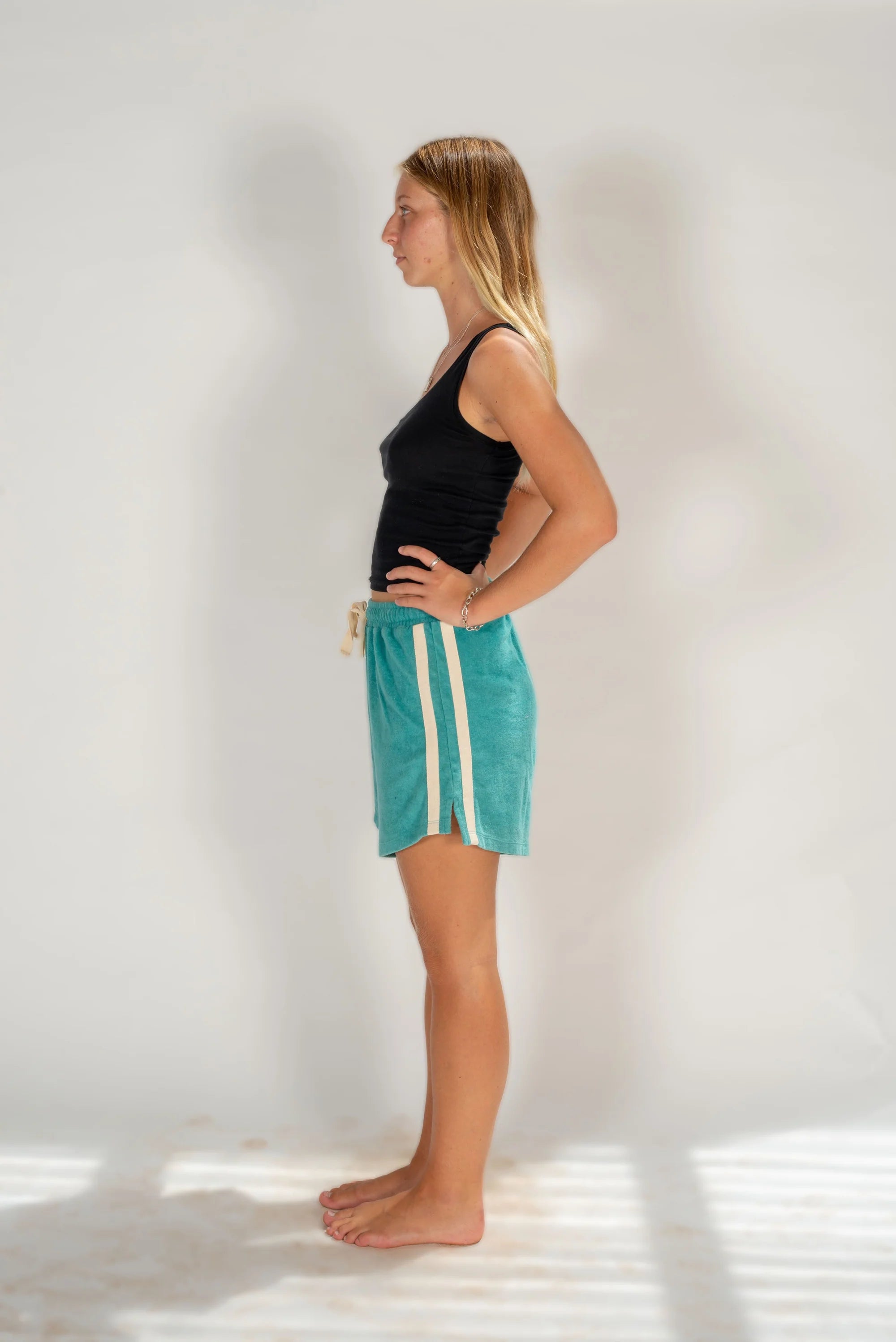 ATMOSEA Terry towelling short - Blue crush