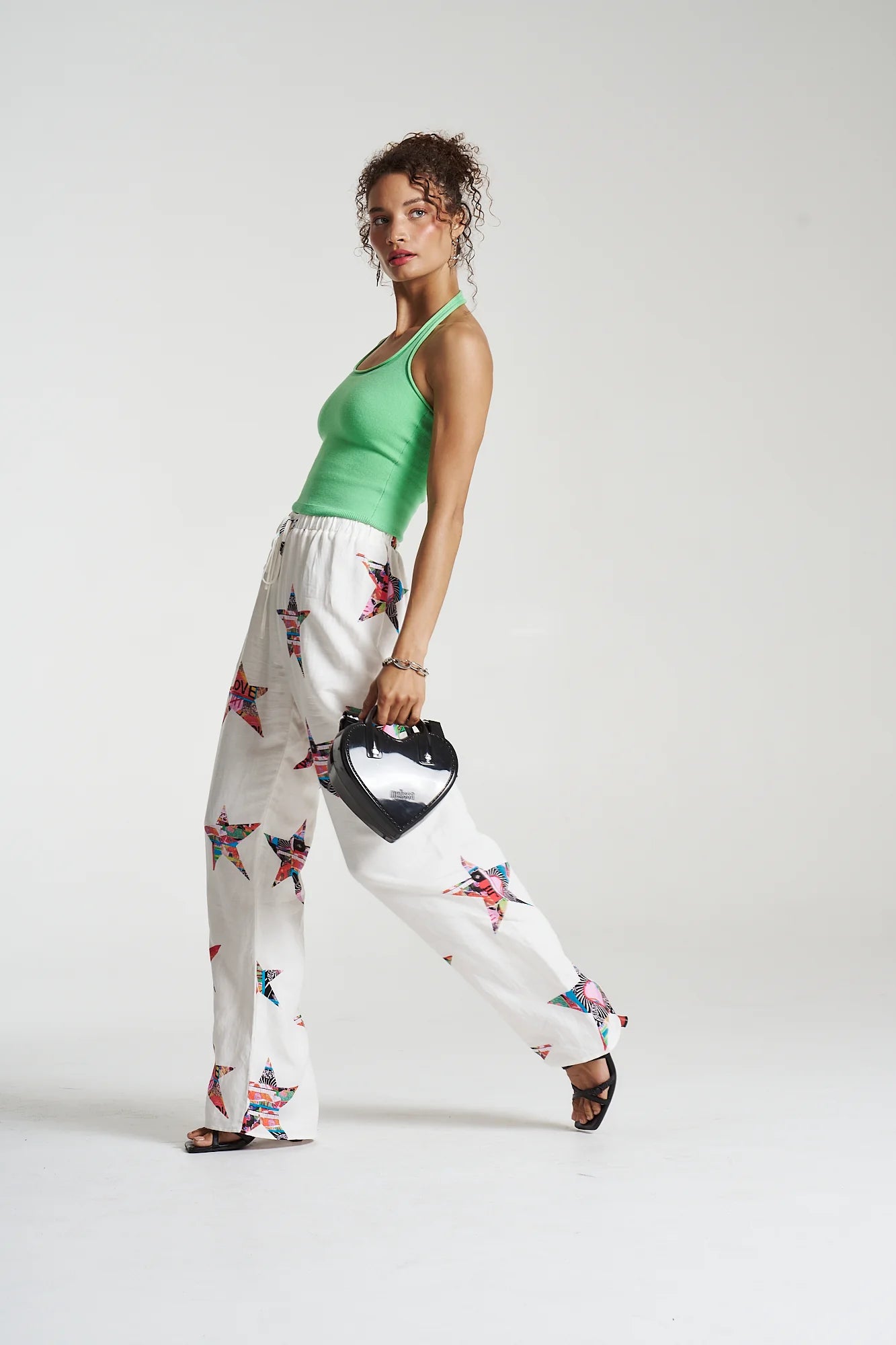 SUMMI SUMMI Elastic waist pants - Star x lovers