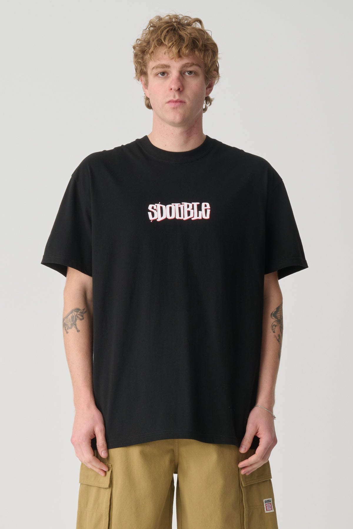 SDOUBLE Pintails tee - Black