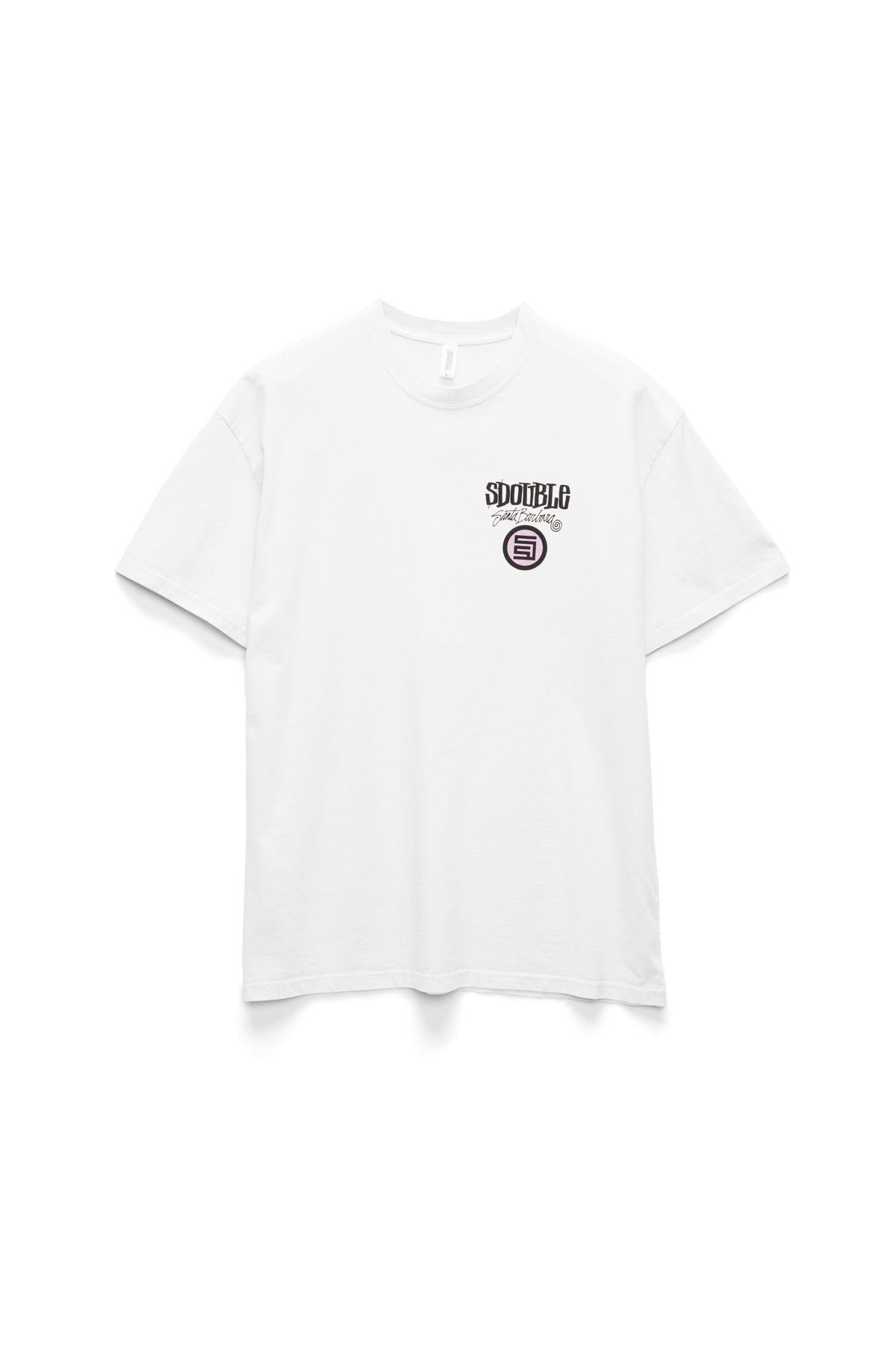 SDOUBLE Combo platter tee - White