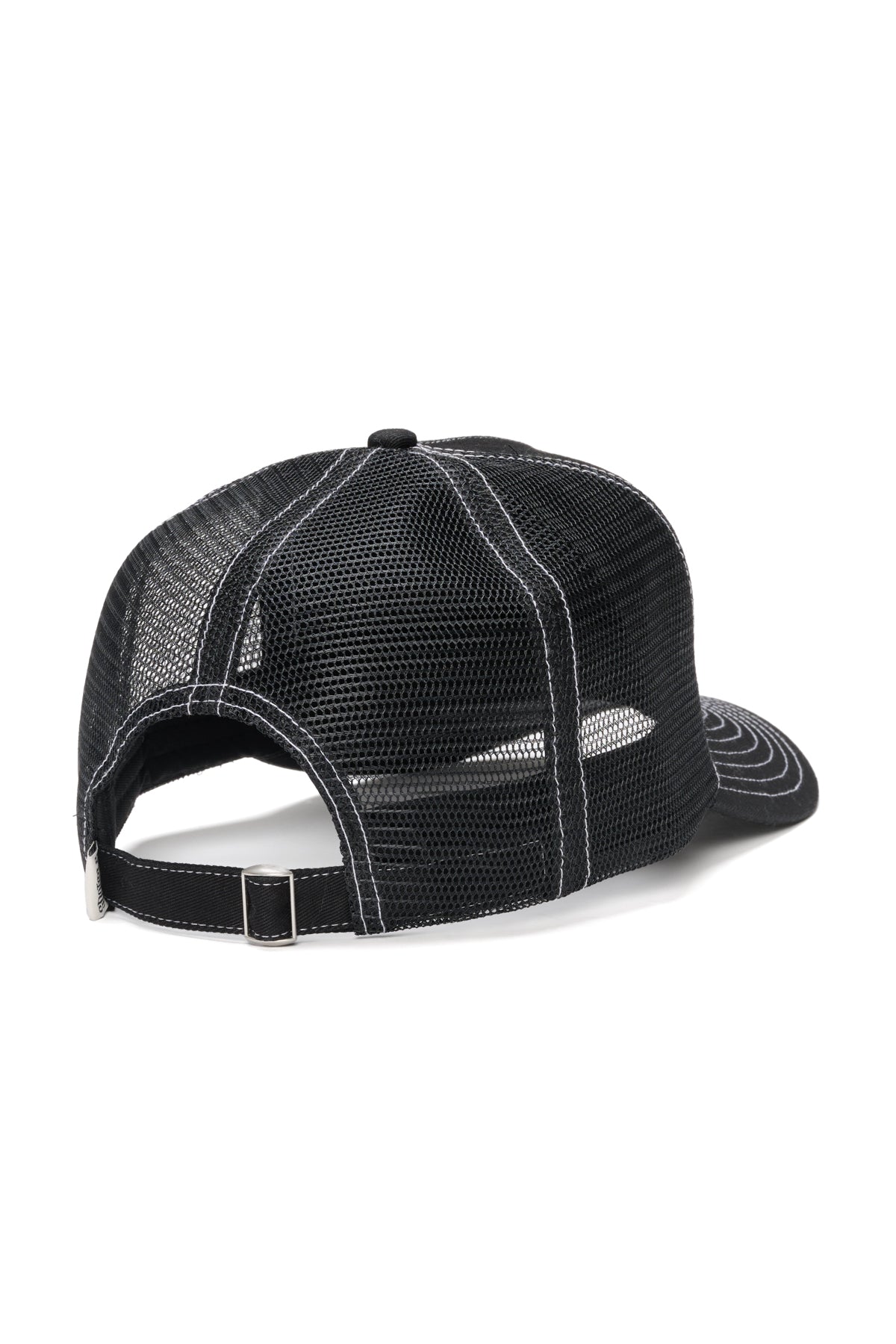 SDOUBLE Mid-block curved peak trucker - Black