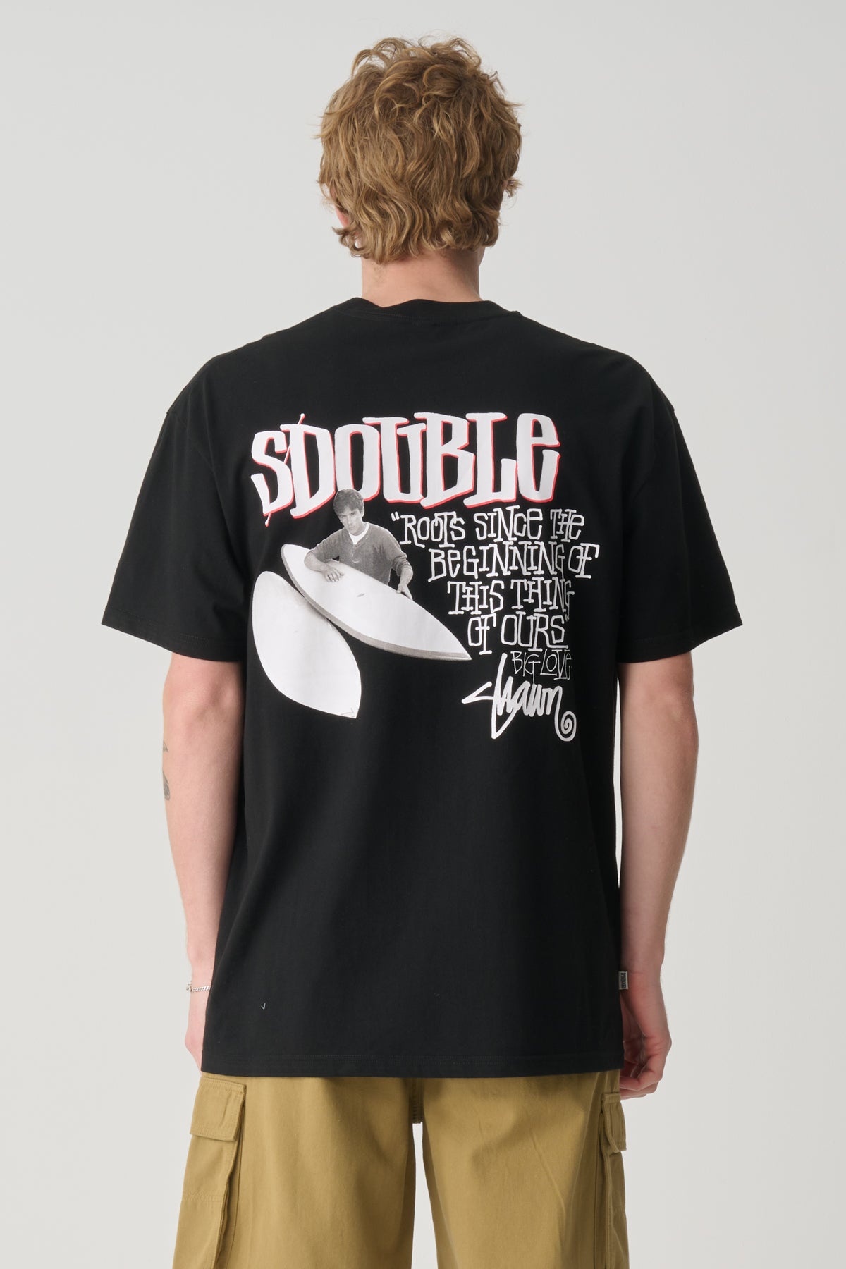 SDOUBLE Pintails tee - Black