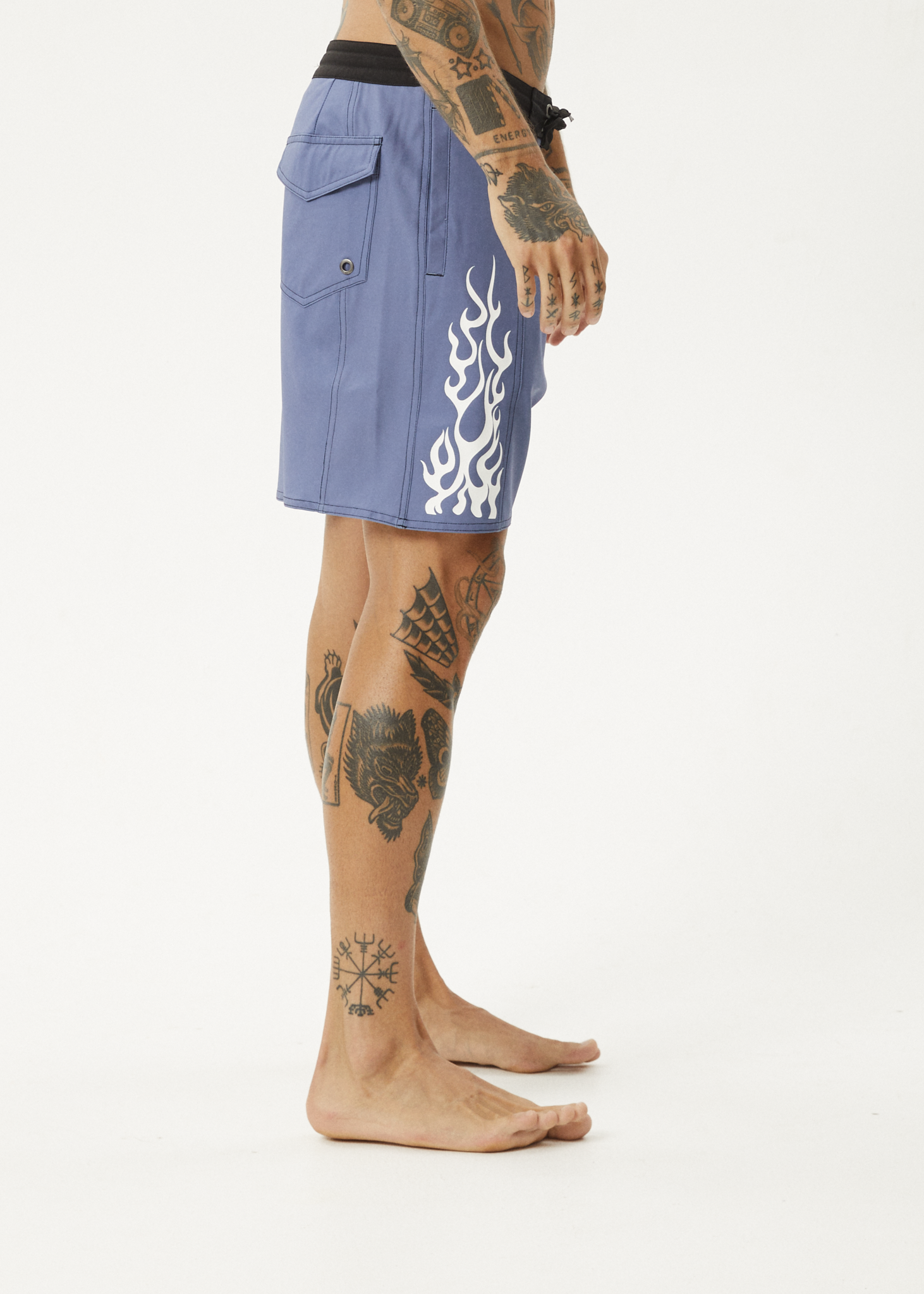 AFENDS Scorched surf related boardshorts 18 inch - Marlin