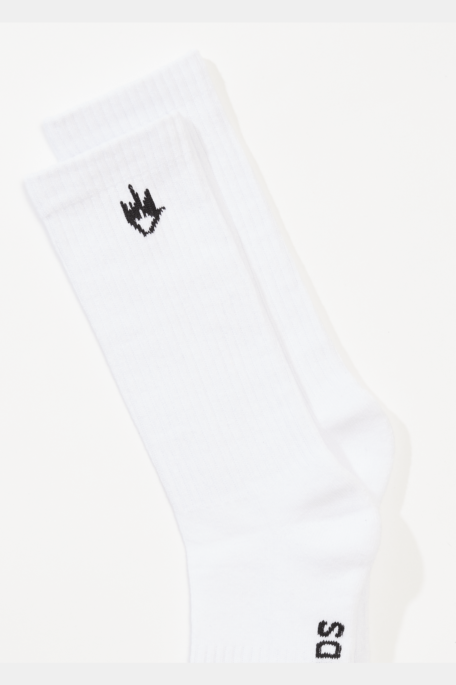 AFENDS Flame socks three pack - White