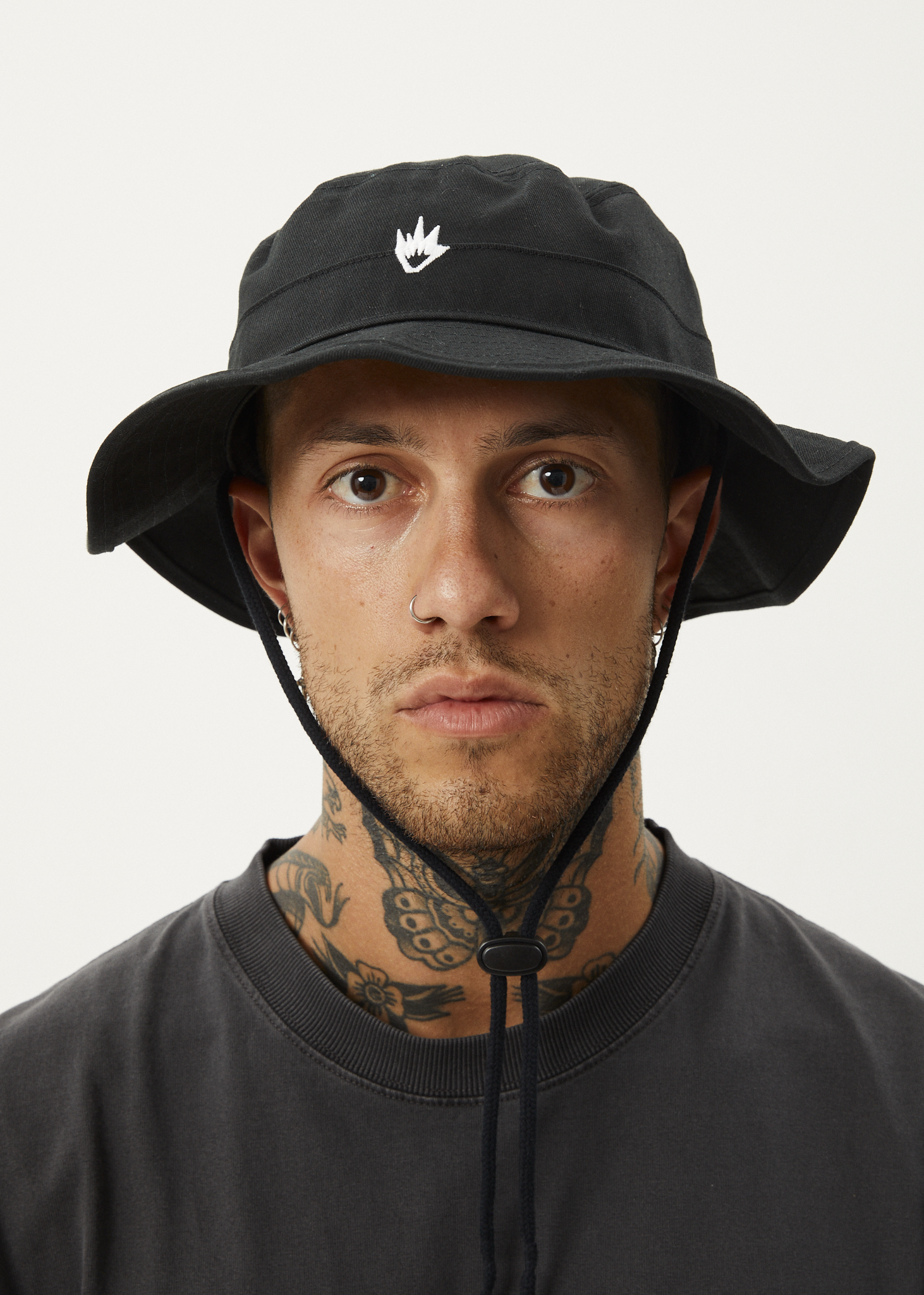 AFENDS Flame bucket hat - Black