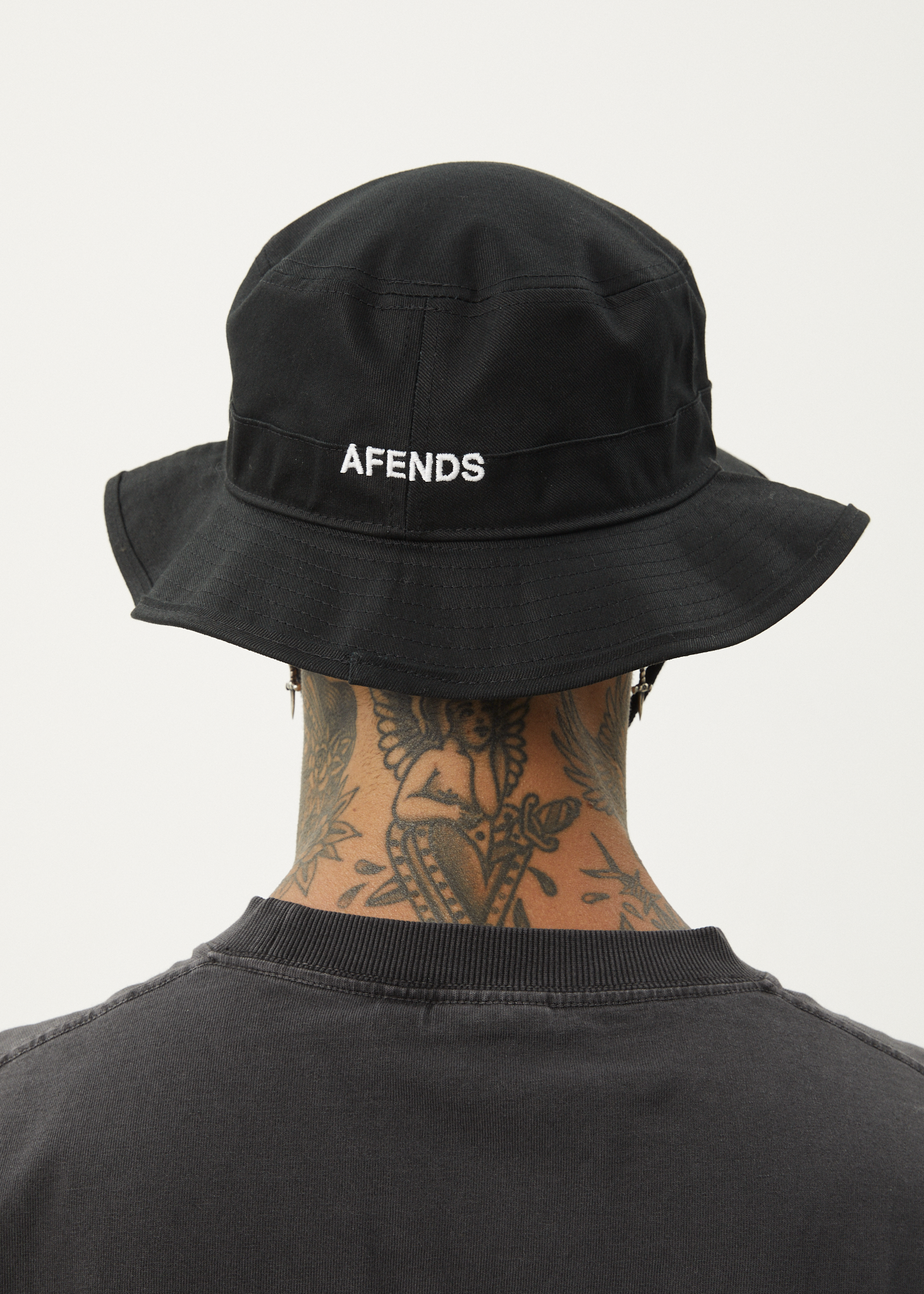 AFENDS Flame bucket hat - Black