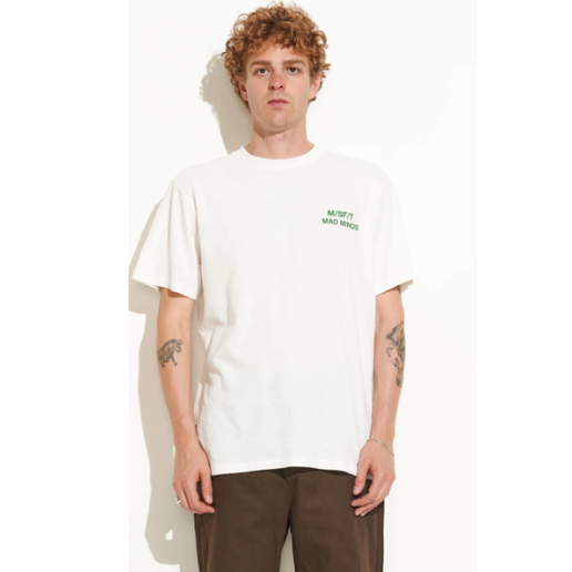 Misfit All For Nothing 50/50 Ss Tee- Wash White