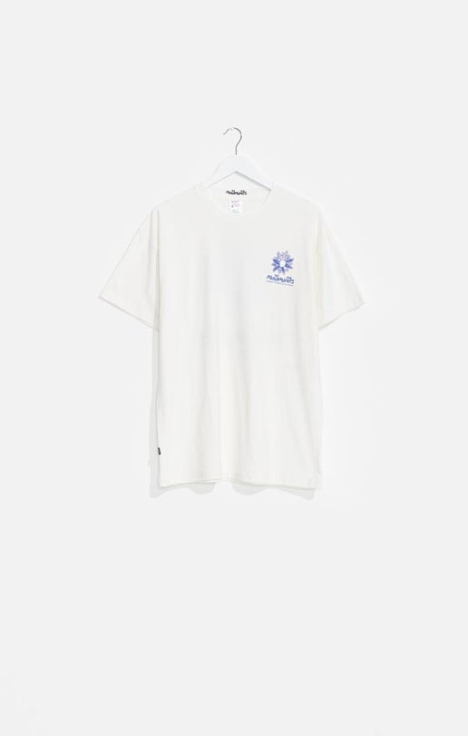 Misfit Saturn Satin 50/50 Ss Tee - Washed White
