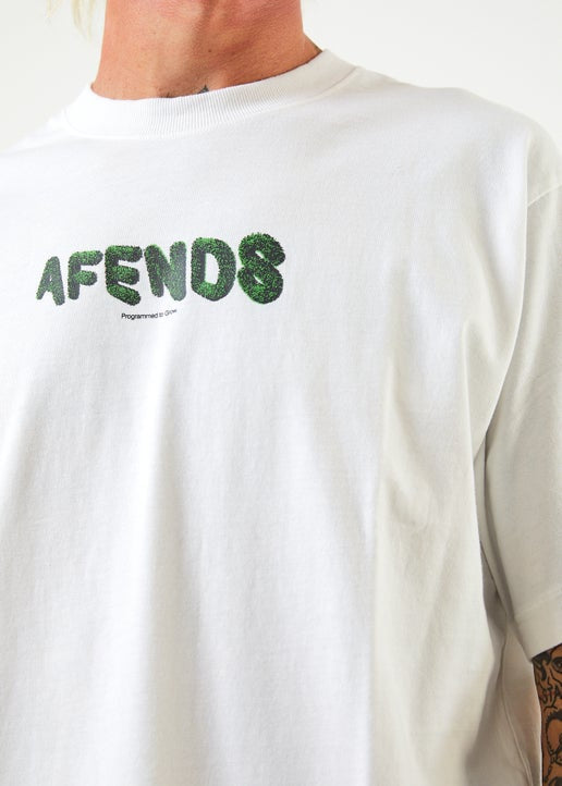 Afends Programmed - Recycled Retro T-Shirt - White