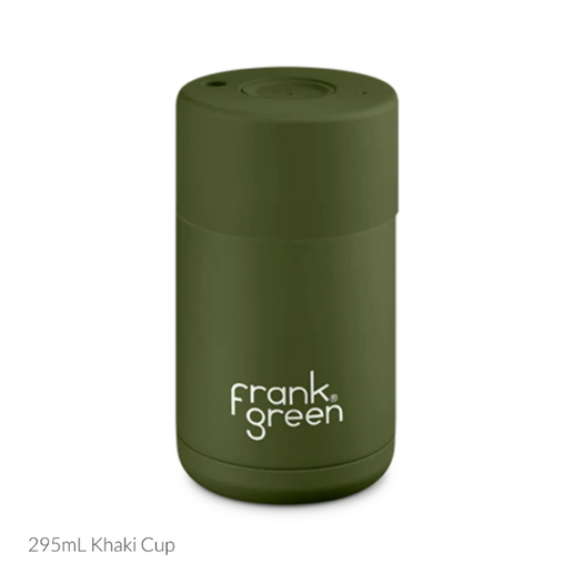 Frank Green Ceramic Reusable Cup 10Oz/295Ml Khaki