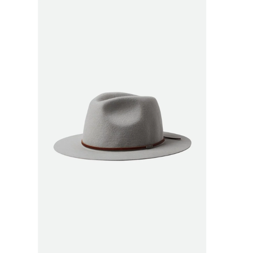 Brixton Wesley Packable Fedora- Mineral Grey